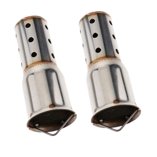 2pieces exhaust system muffler - system,