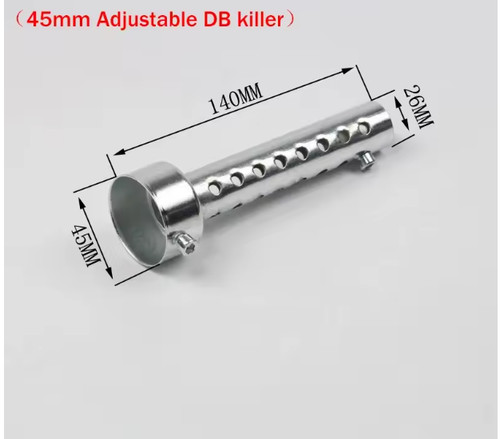 Silver motorcycle - 45, mm